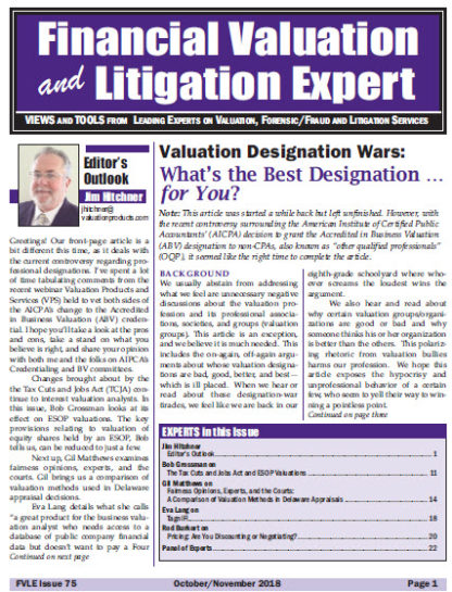 Financial Valuation and Litigation Expert