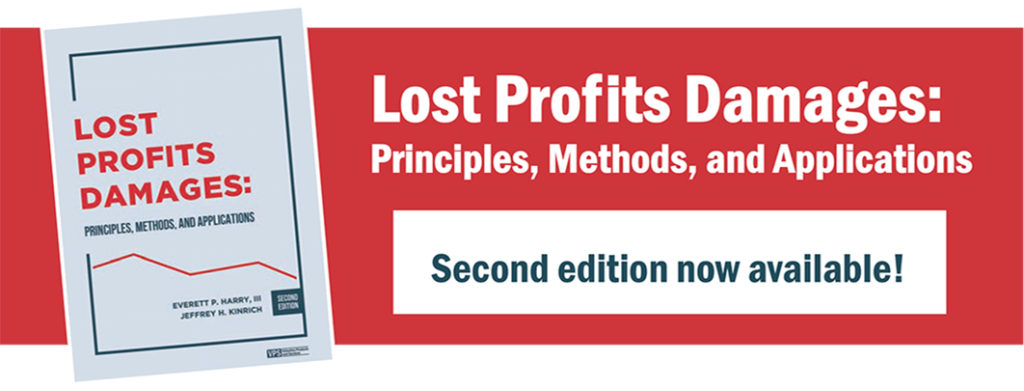Lost Profits Damages Book Second Edition